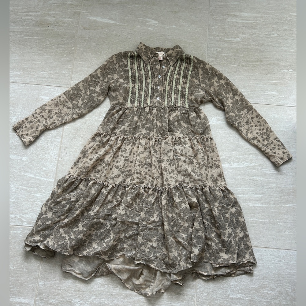 Doen sezane cottage core Sundance Midi Dress size small (S)